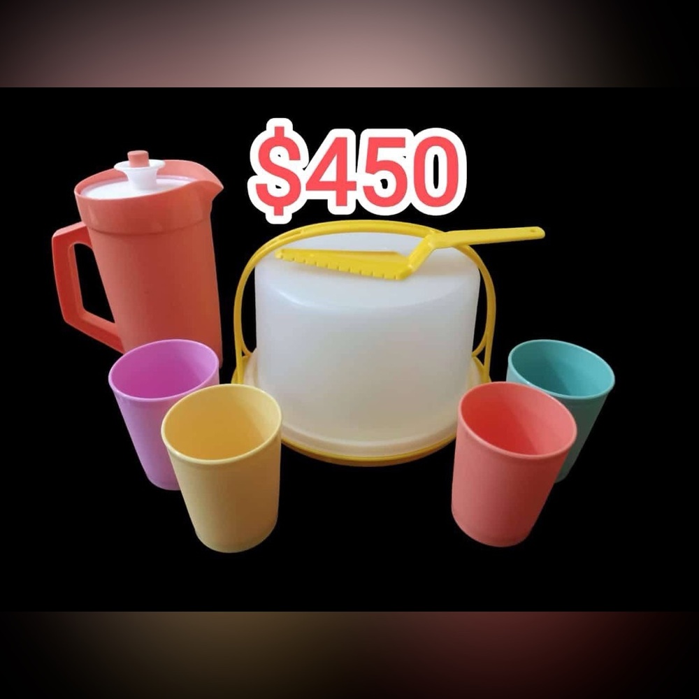 Tupperware Play Set of Kids Mini Colorful